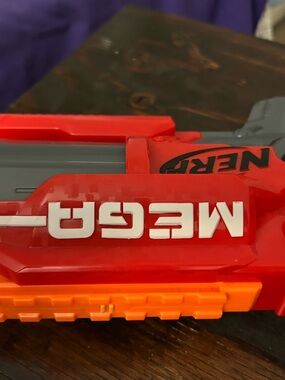 Nerf Mega Red & Orange Dart Blaster